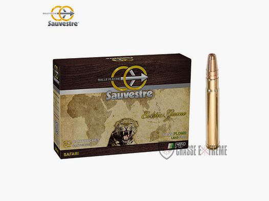 20 Cartouches SAUVESTRE FIP Safari 274gr Cal 375 H&H Mag