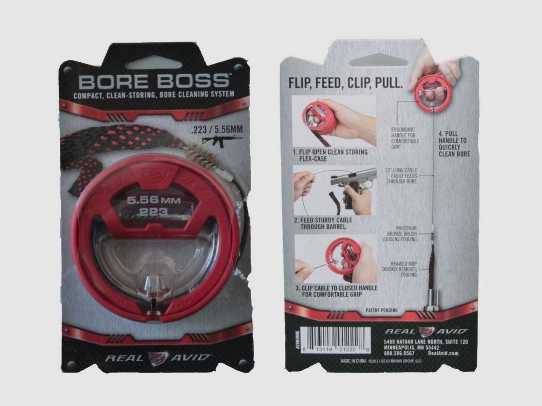 Real Avid Bore Boss - Barrel cleaning cord - Boresnake 5.56mm / .223