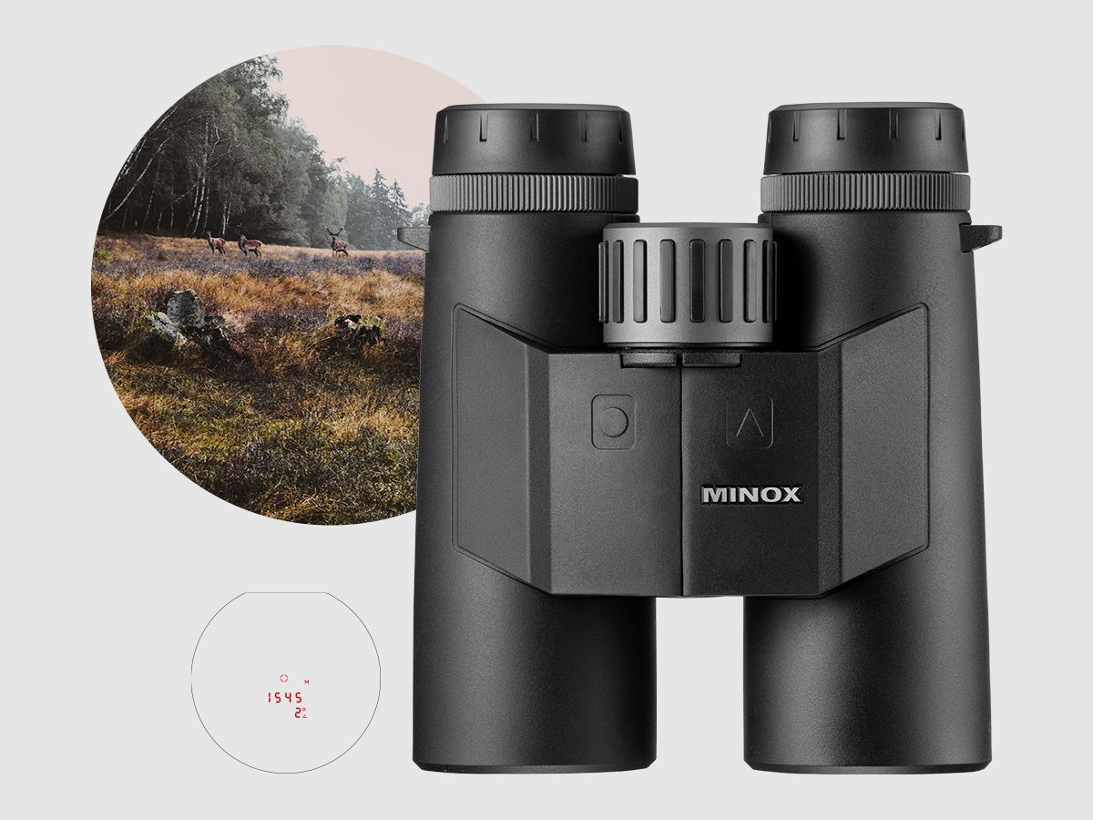 MINOX X-range 10×42 Fernglas mit Entfernungsmesser