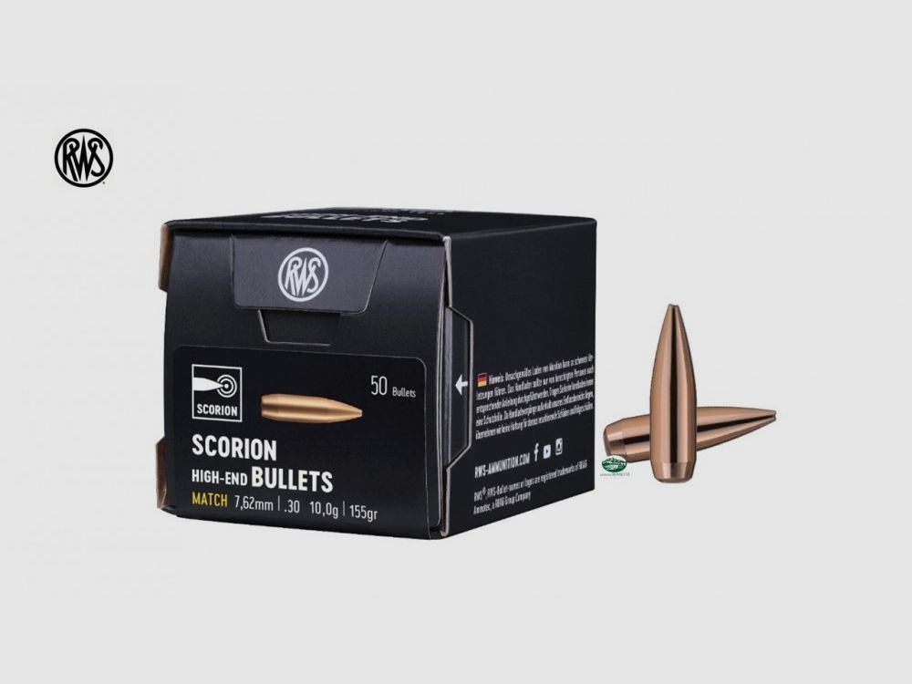 RWS Geschosse SCORION Kal. 8,6mm (338) gr 250 2421466, Bild 1 von 2