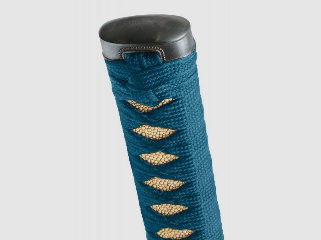 Shikoto Hammer-Forged Longquan Master Teal Katana handgeschmiedet