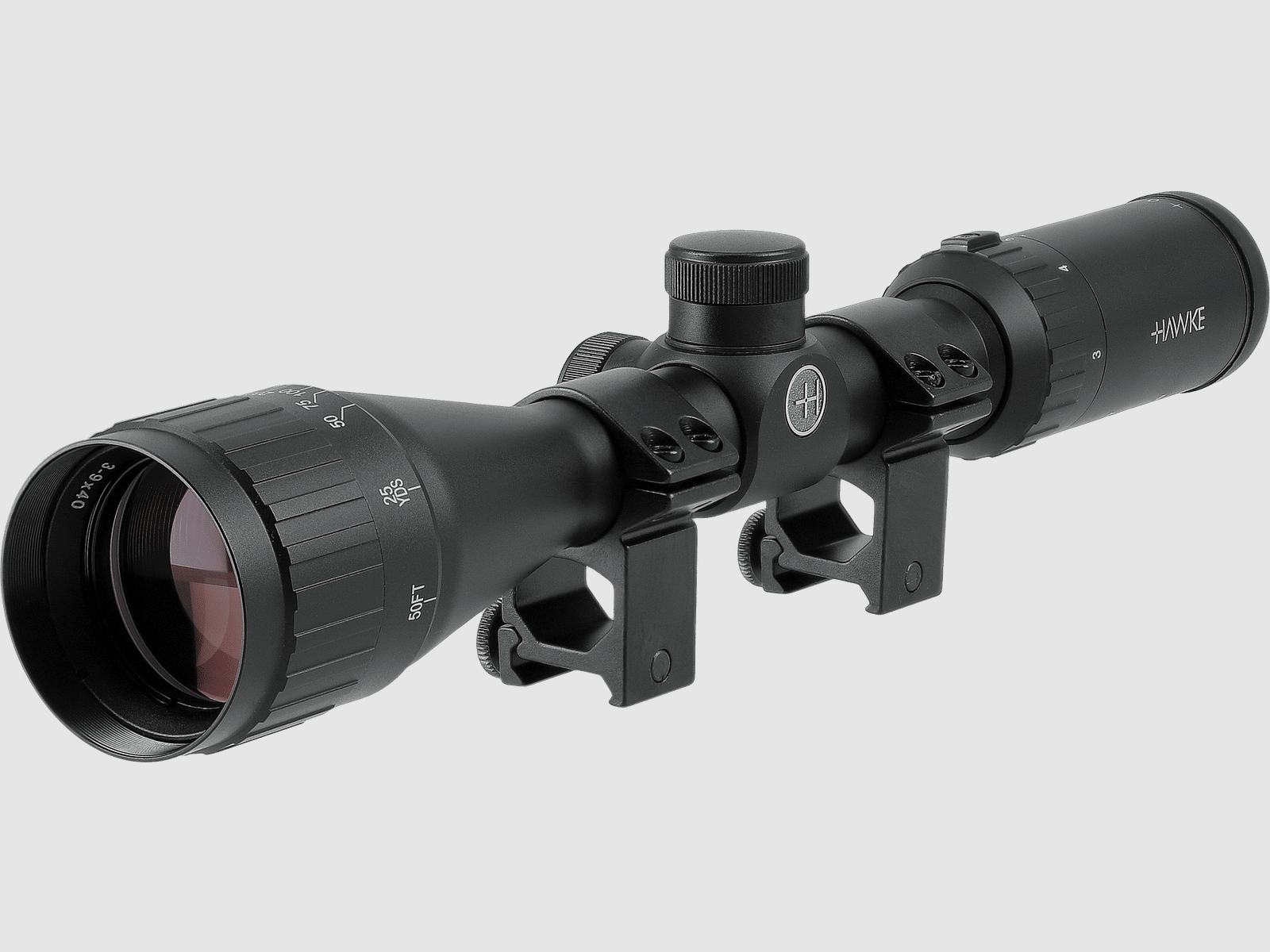 Hawke Fast Mount 3-9x40 AO (Mil Dot) - 1/4 MOA