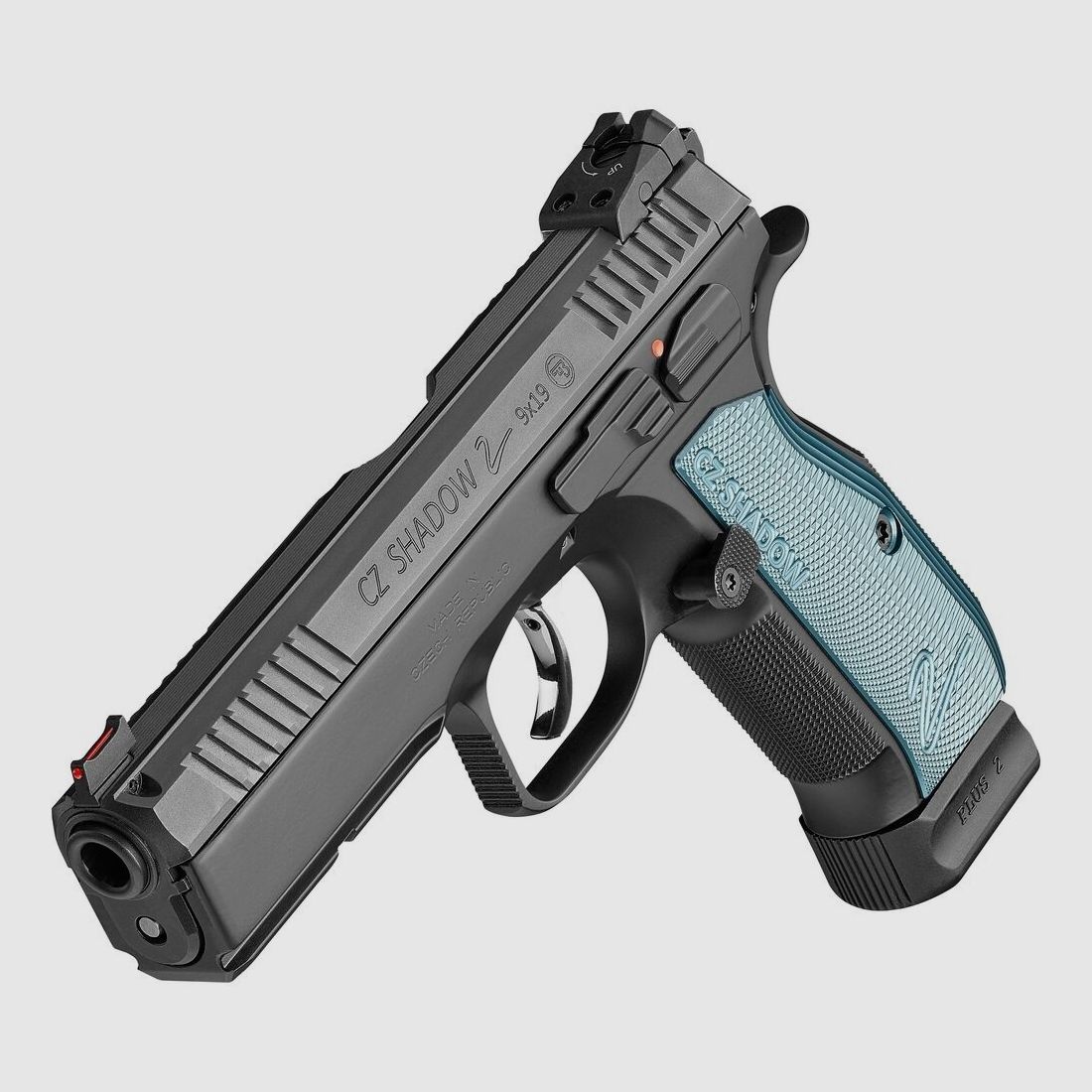 CZ SHADOW 2 SA/DA Noir/Bleu 9mm