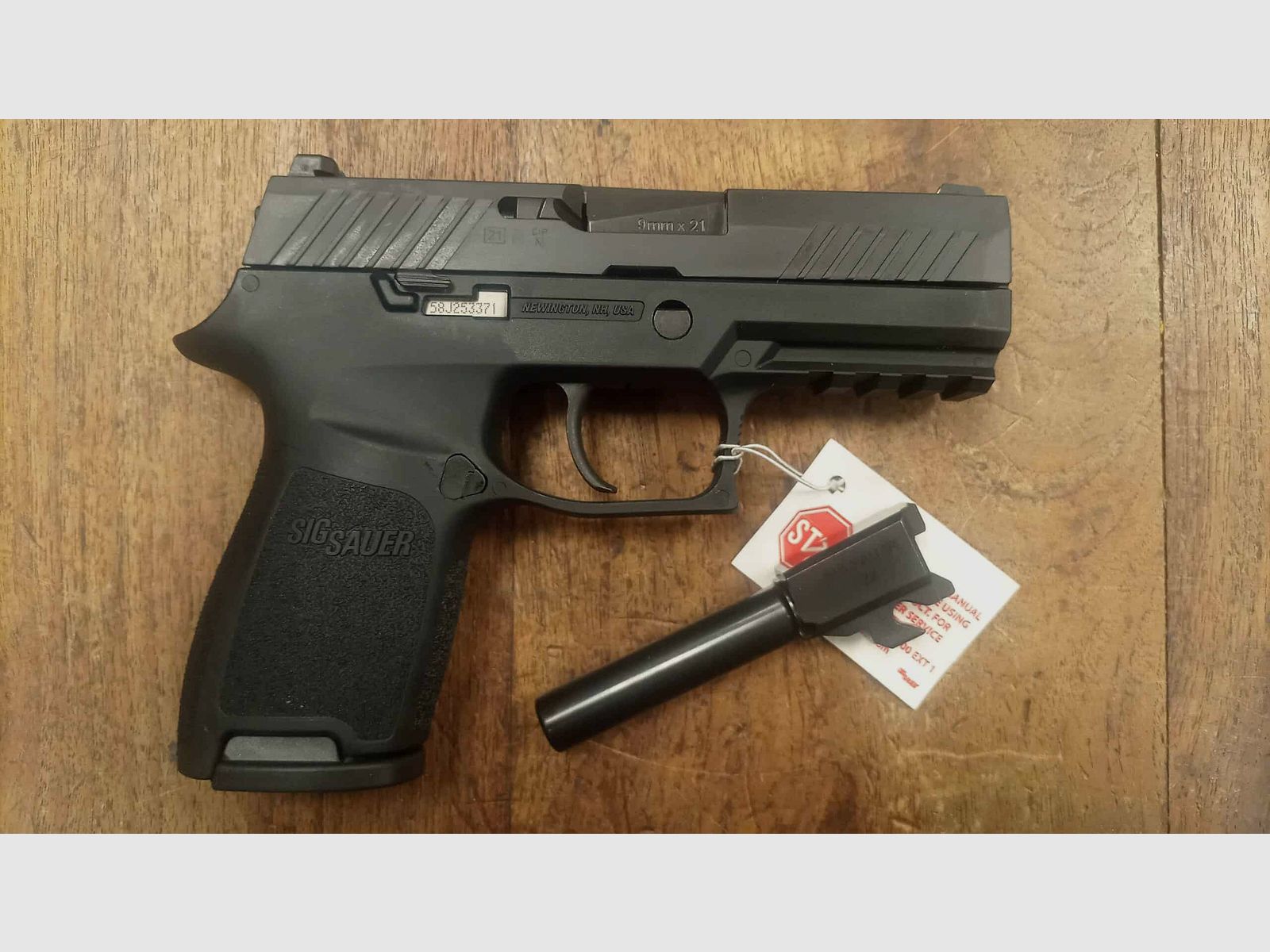 SIG SAUER P320 3.9″ DOPPIA CANNA 9X21 9X19 * ANCHE SPORTIVA !, immagine 2 di 3