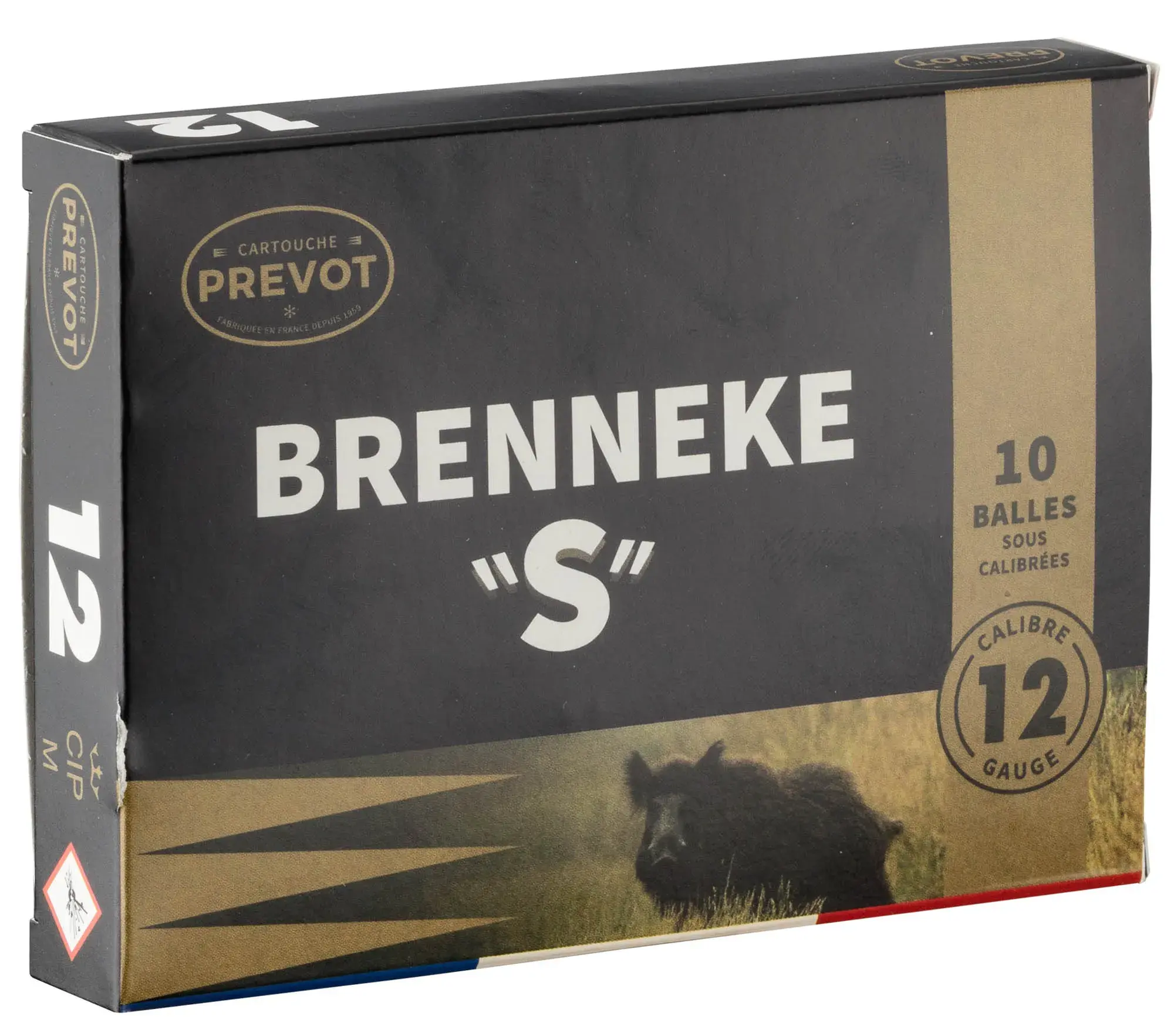 Prévot Brenneke S Cartucho Calibre 12/70, imagen 2 de 6