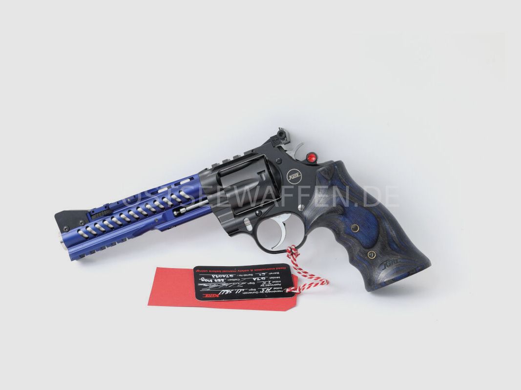 Korth Super Sport GTA blauw .357Mag