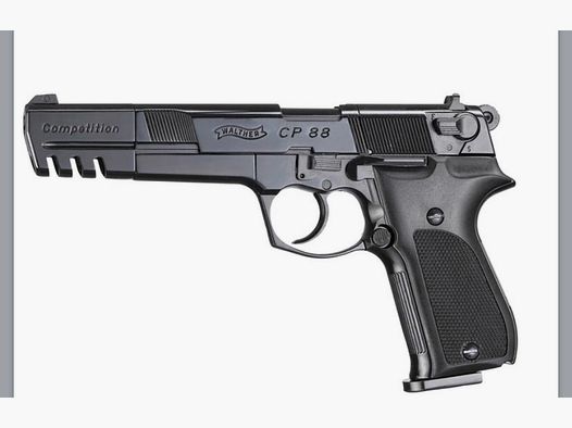 Walther CP88 Competition CO2 Pistole 4,5 mm Diabolo brüniert, NEU mit Rechnung von 01 / 2026
