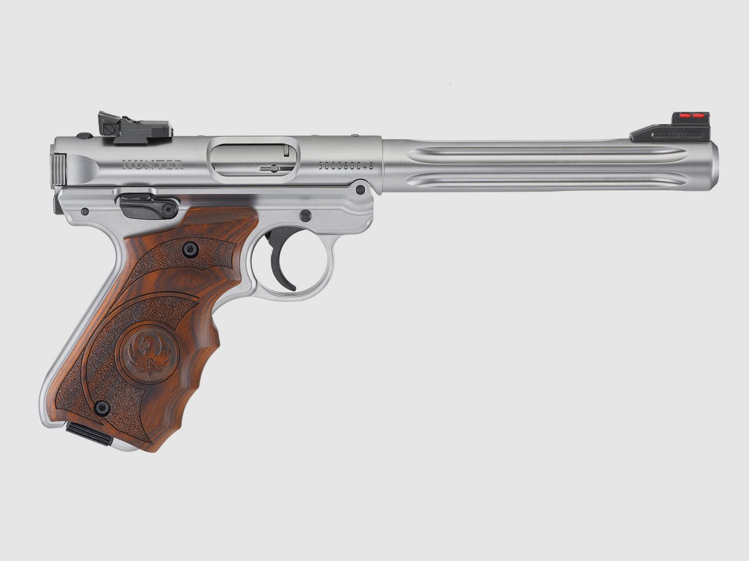RUGER PISTOLE MARK IV HUNTER .22 LR 6,9"/17,48CM SATINIERTER EDELSTAHL