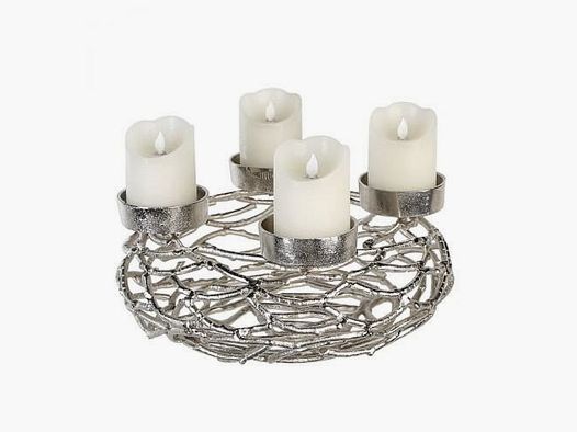 Gilde Adventskaars Houder Twigs Ø 37 cm Hoogte 15 cm