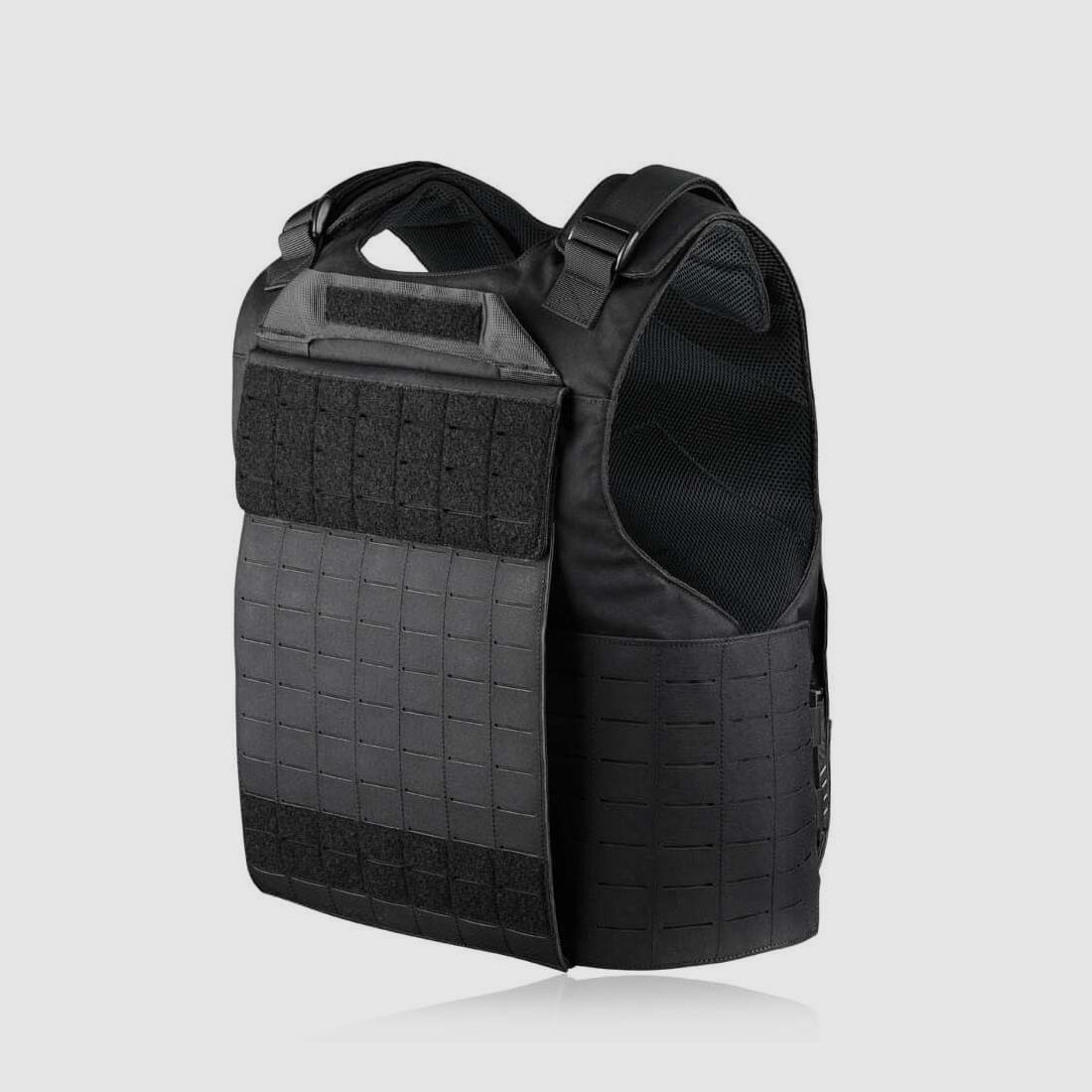 Chaleco CYTAC Plate Carrier orientado a la misión / Negro