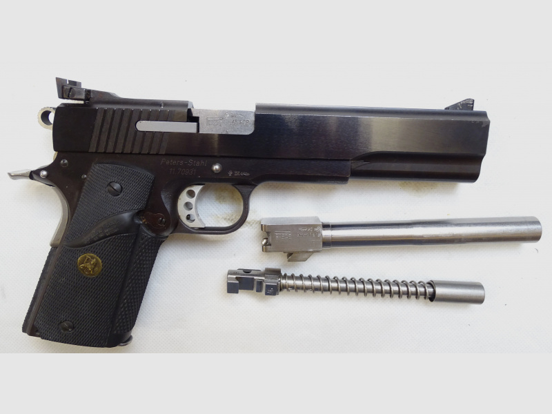 Peters Stahl Multikaliber im Kaliber .45 ACP mit Wechsellauf 9mm Para