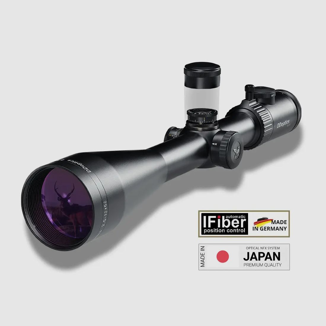 DDoptics Zielfernrohr | Nighteagle V4 2,5-10x56 NFX | Gen3 | MRAD | A4N