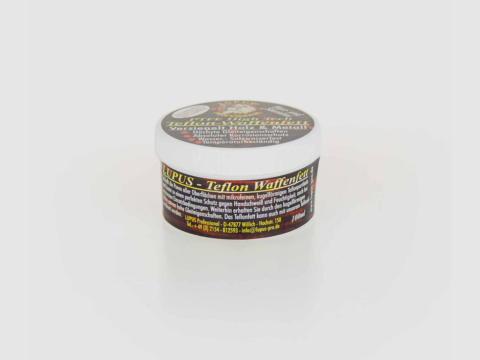 Teflon Waffenfett - LUPUS – Inhalt: 100g