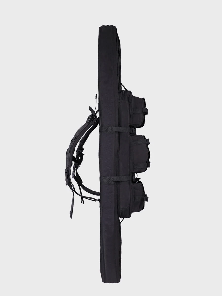 Borsa Dominator con spallacci per armi lunghe e corte, Large, per 5 pezzi, 130 cm, custodia, fodero