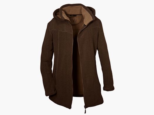 Hubertus Fleecemantel Polar braun / beige