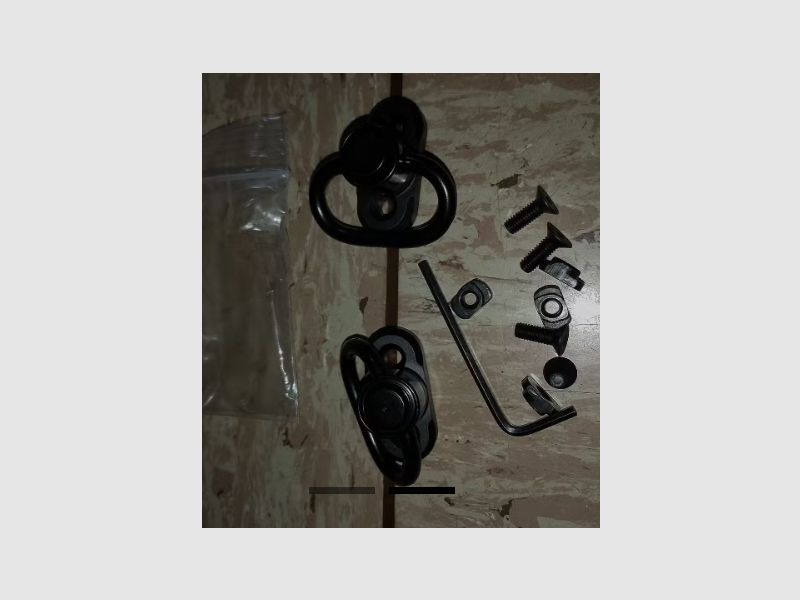 Supporto per slitta Picatinny 20mm per cinturino, adattatore in metallo nero nuovo