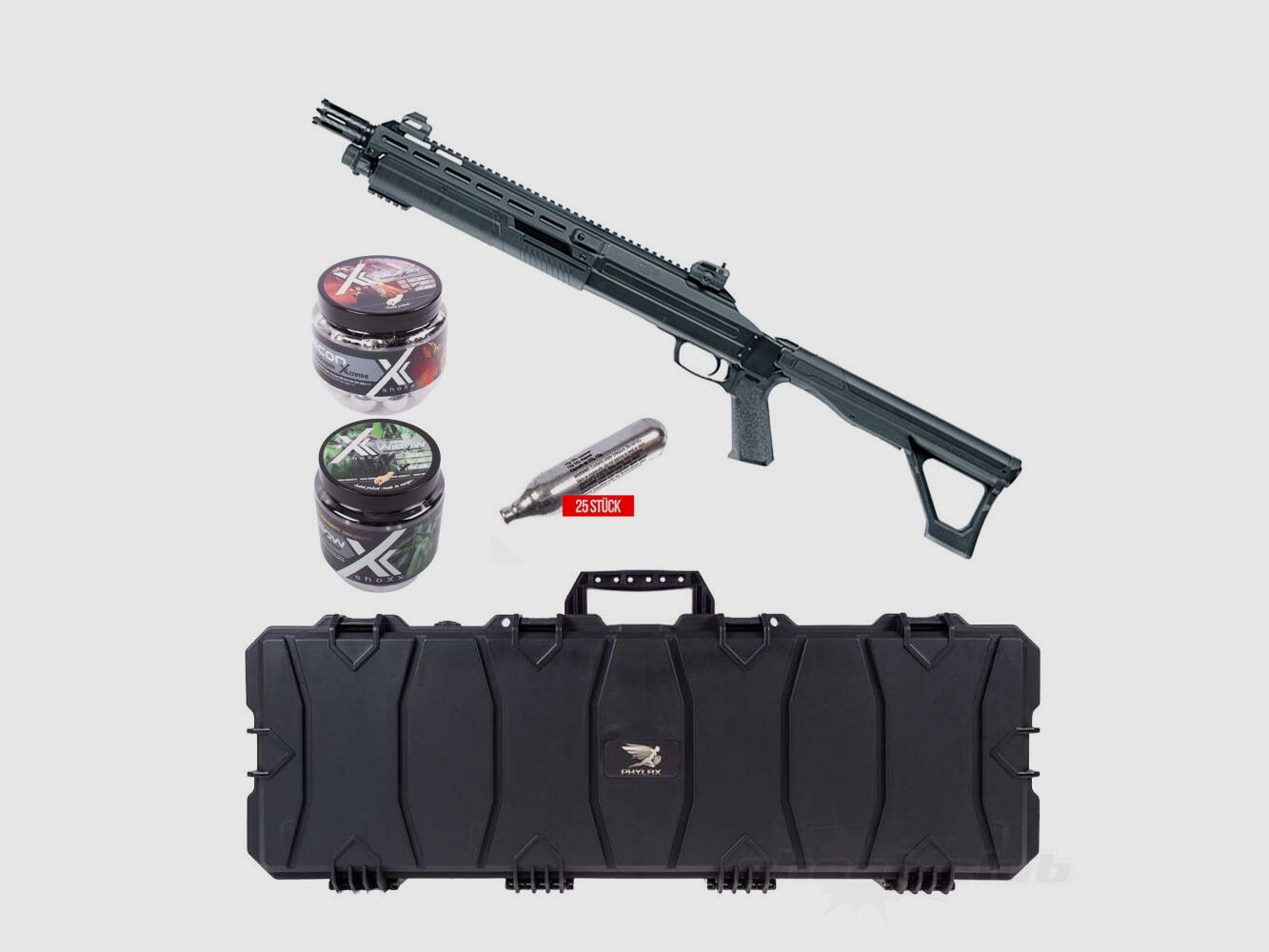 T4E	 T4E HDX Markierer .68 black Koffer Set mit shoXx Munition