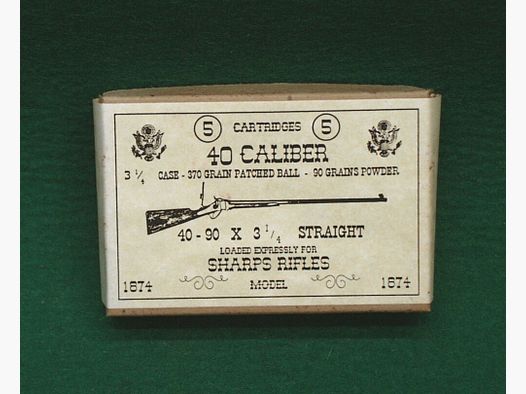 Boîtes de cartouches Replika .40Caliber 40-90x3-1/4 Droite