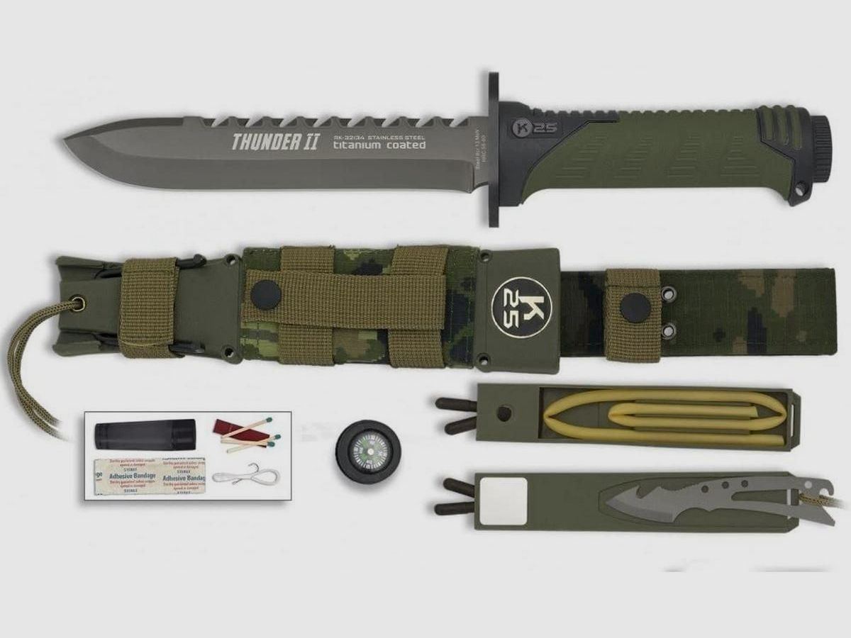 K25 Thunder I OD Green coltello da sopravvivenza, Bild 8 von 8