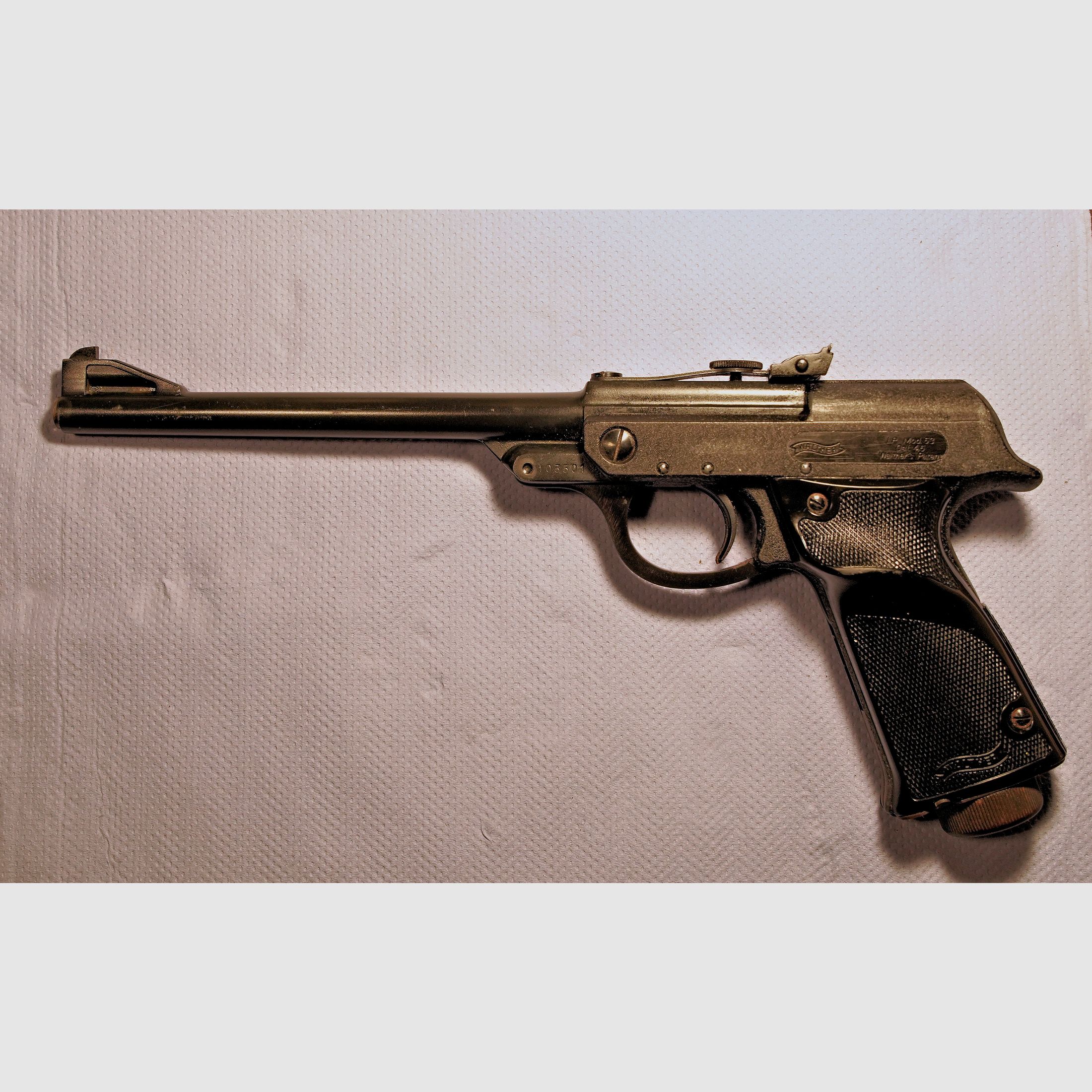 Pistola ad aria compressa Walther LP 53, calibro: 4,5 mm