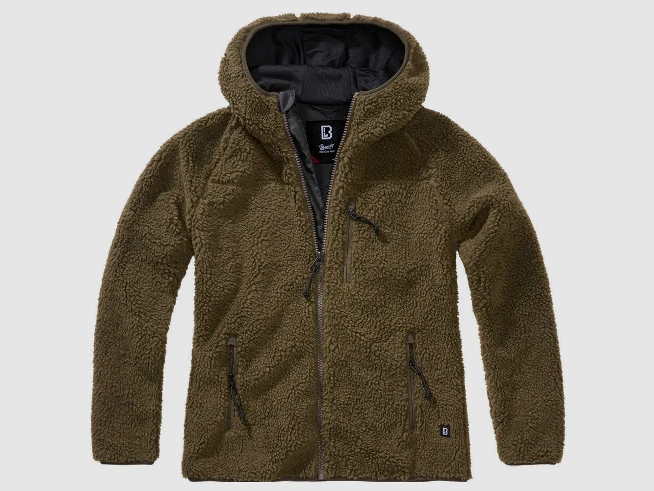 Brandit Brandit Jacke Teddyfleecejacket Hood oliv Frauen