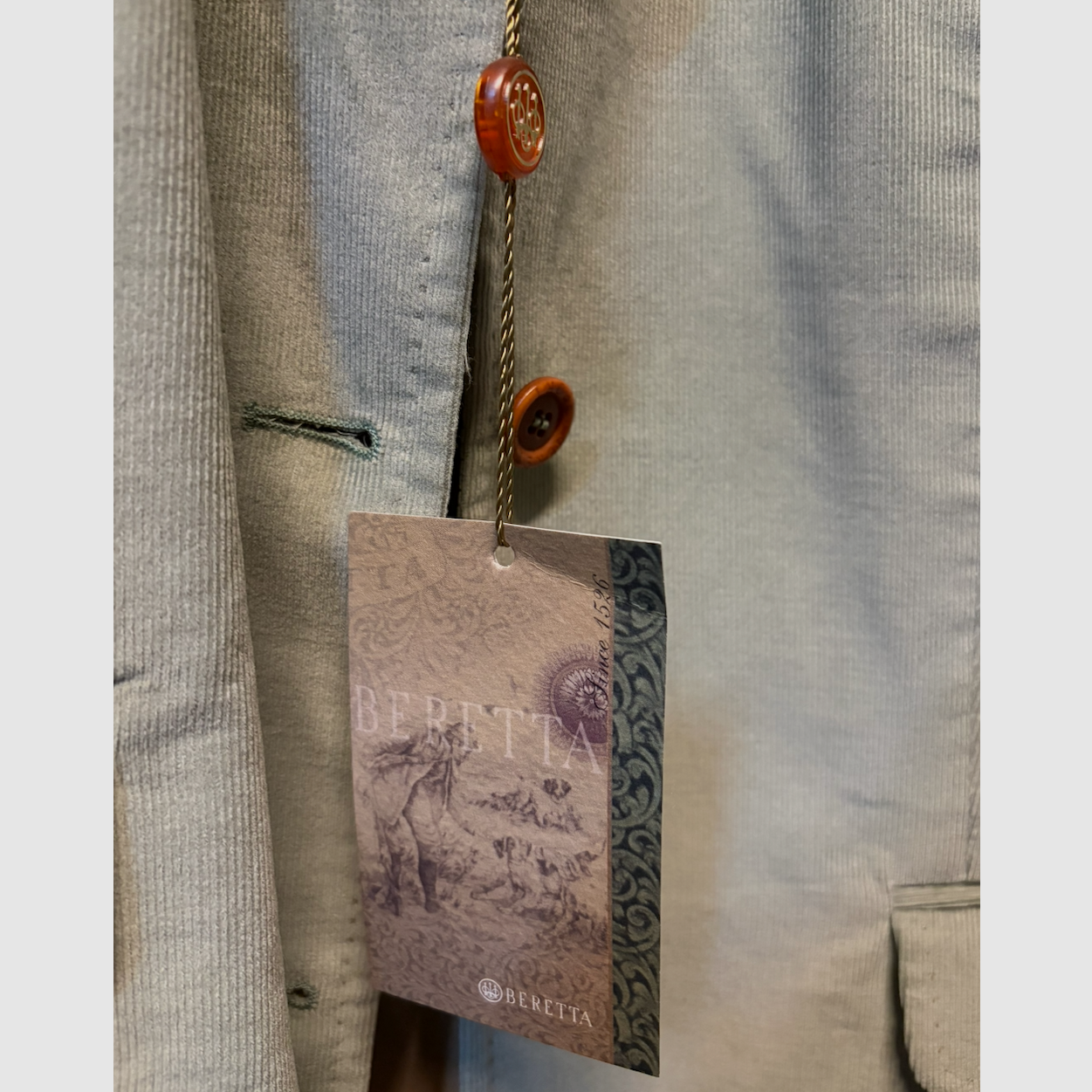 Veste Beretta Femme Automne Hiver Gris Clair Taille 46 ITA, image 6 sur 7