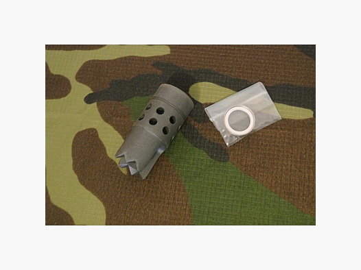 G&P M4 Steel Rebar Cutter Flash Hider 14mm Airsoft GP499C