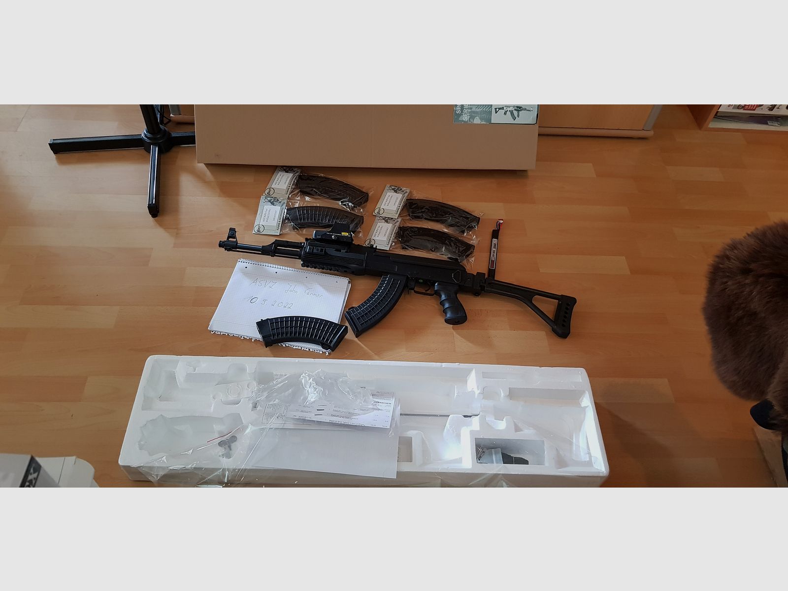 Ak 47 Airsoft  neu 1.8j (komplett set), 