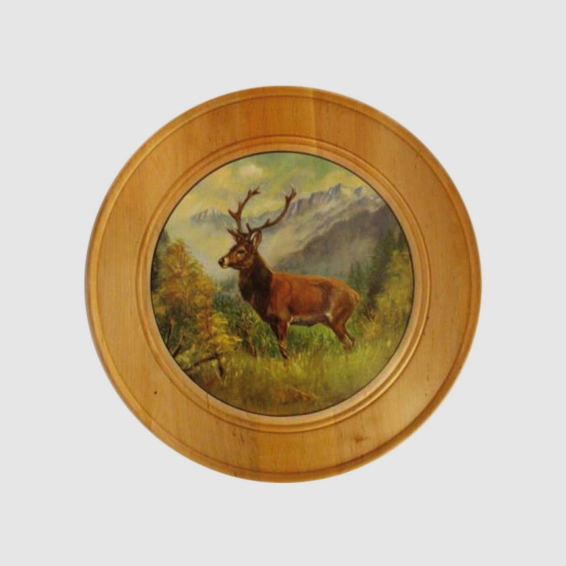 Ehrenscheibe aus Massivholz Ø 60 cm