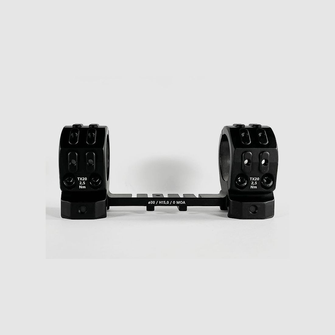 Montaje en bloque ERATAC T7, corto ø 30 mm + 15 mm de altura (0 MOA de inclinación)
