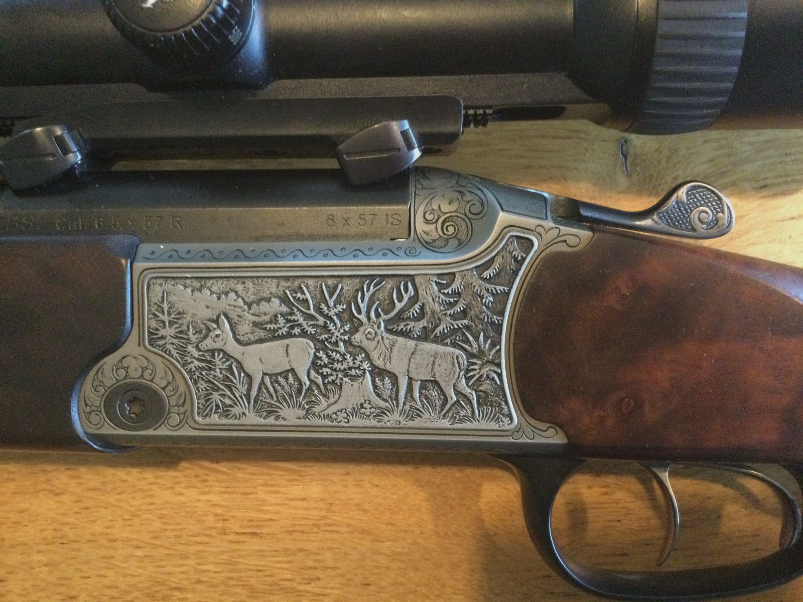 Blaser 97 Bergstutzen 6.5x57 R. 8x57 IS links