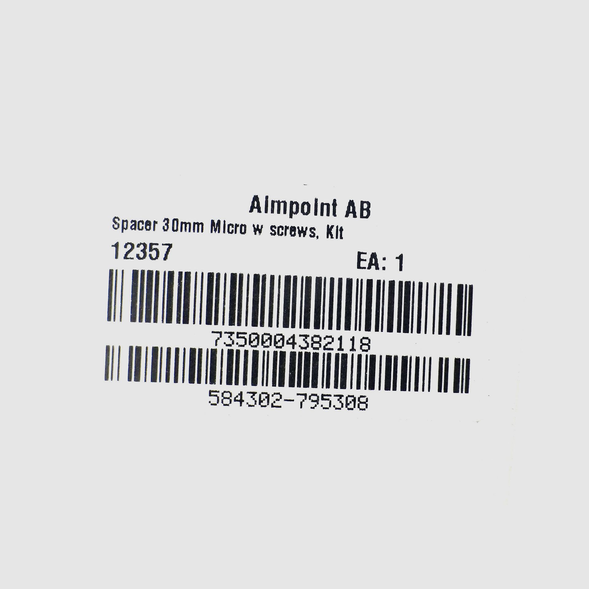AIMPOINT Micro Erhöhung, 30mm, Bild 2 von 4