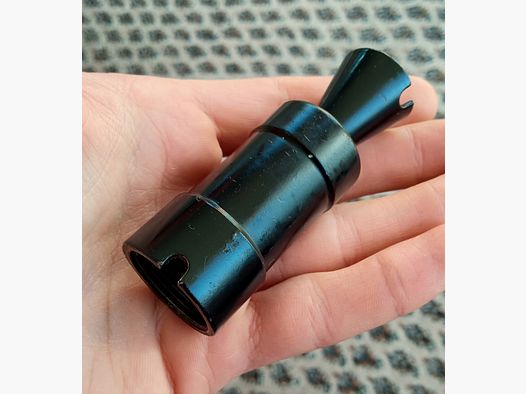 AKS-74u Stahl Dummy Flash Hider / Mündungsbooster  // Krinkov Rückstoßverstärker Mündungsfeuerdämpfer 24x1,5 metrisch RH Gewinde / Yunker