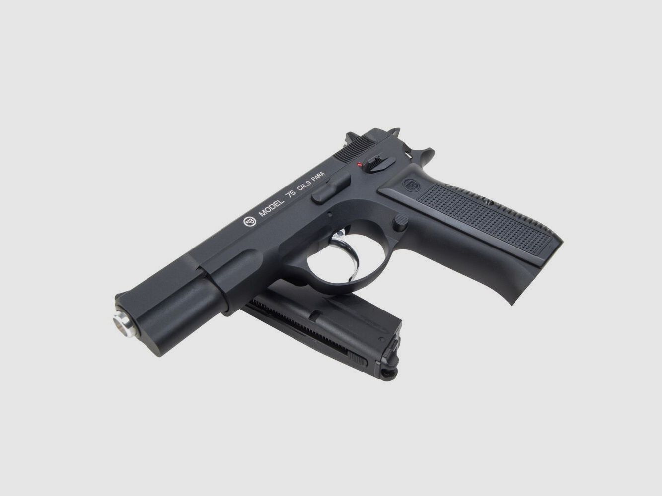 CZ 75 Schwarz 4,5mm BB Druckluft Co2 BlowBack, Bild 8 von 10
