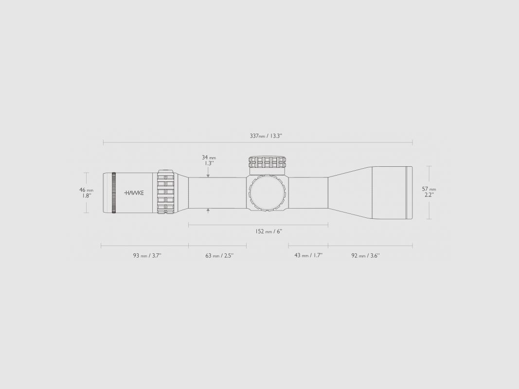 HAWKE FRONTIER 34 FFP 3-18X50 MIL PRO EXT 34MM, Bild 5 von 5