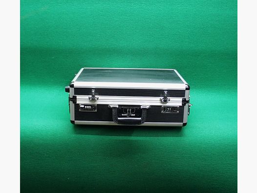 Aluminium koffer voor pistolen, zwart