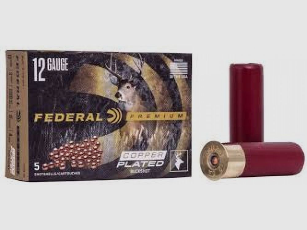 FEDERAL Patronen Kal.12/76 P158 4Buck Magnum