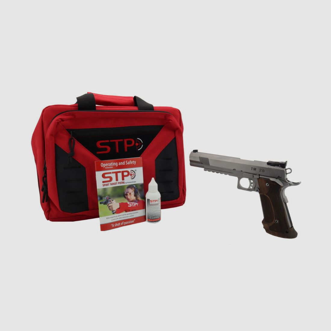 STP TM 28 6.0 con impugnatura Nill Match-German-Master e mirino BOMAR