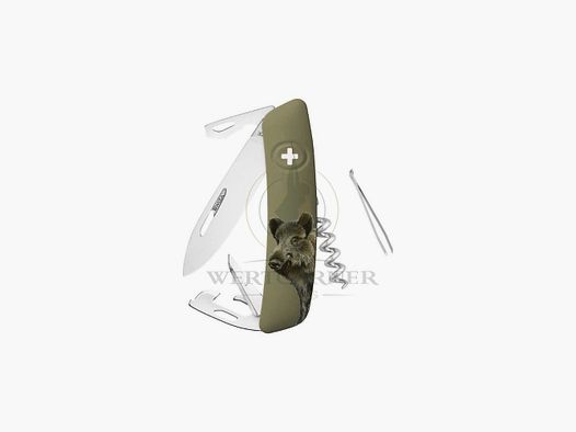 SWIZA Coltello Svizzero Cinghiale Oliva