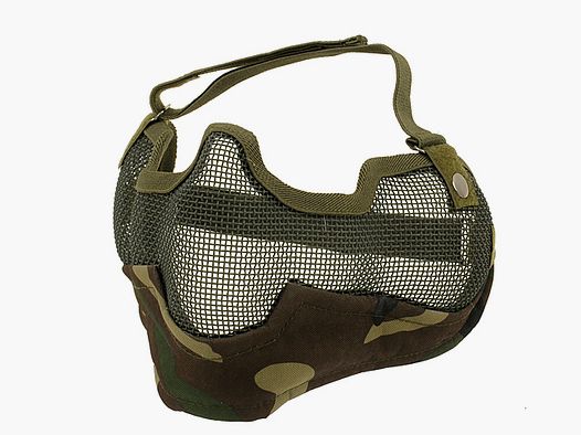 Big steel protective mask V.2 - Woodland [CS]
