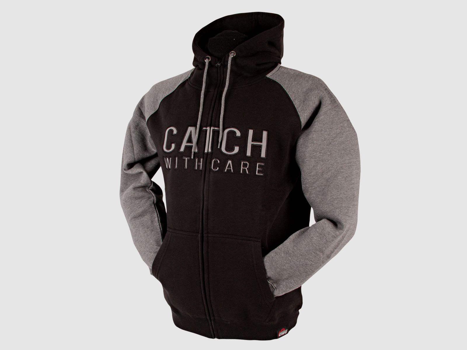 Hood ZIP, CWC Negro/Gris - L