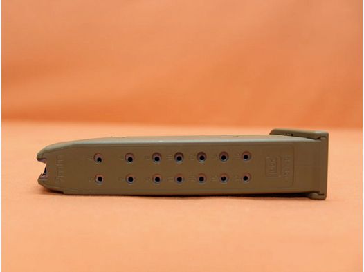 Glock Glock 19X Magazin Gen5 17-Schuss 9mmLuger Coyote schwarzer Zubringer