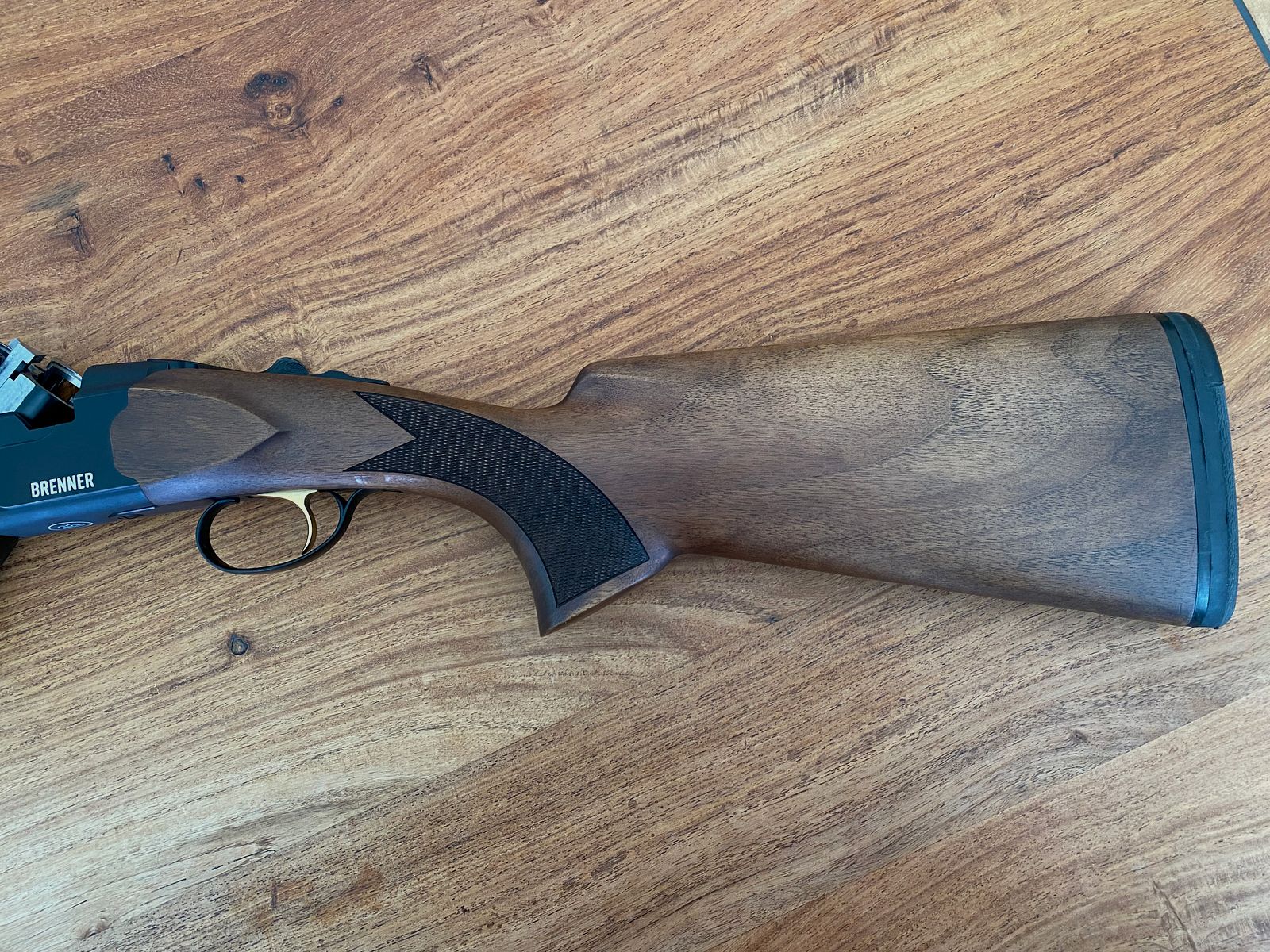 Brenner BF18 in schwarz, 12/76, Stahlschrotbeschuss