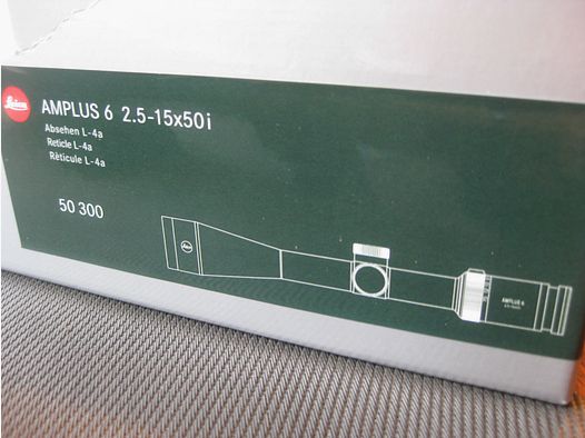 "NEUES" TOP LEICA Amplus 6 in 2.5-15x50i mit Absehen L-4a !! Für Blaser-Sauer-Mauser-Dentler usw. ! Kein ZEISS-Swarovski-S&B-GPO-DD