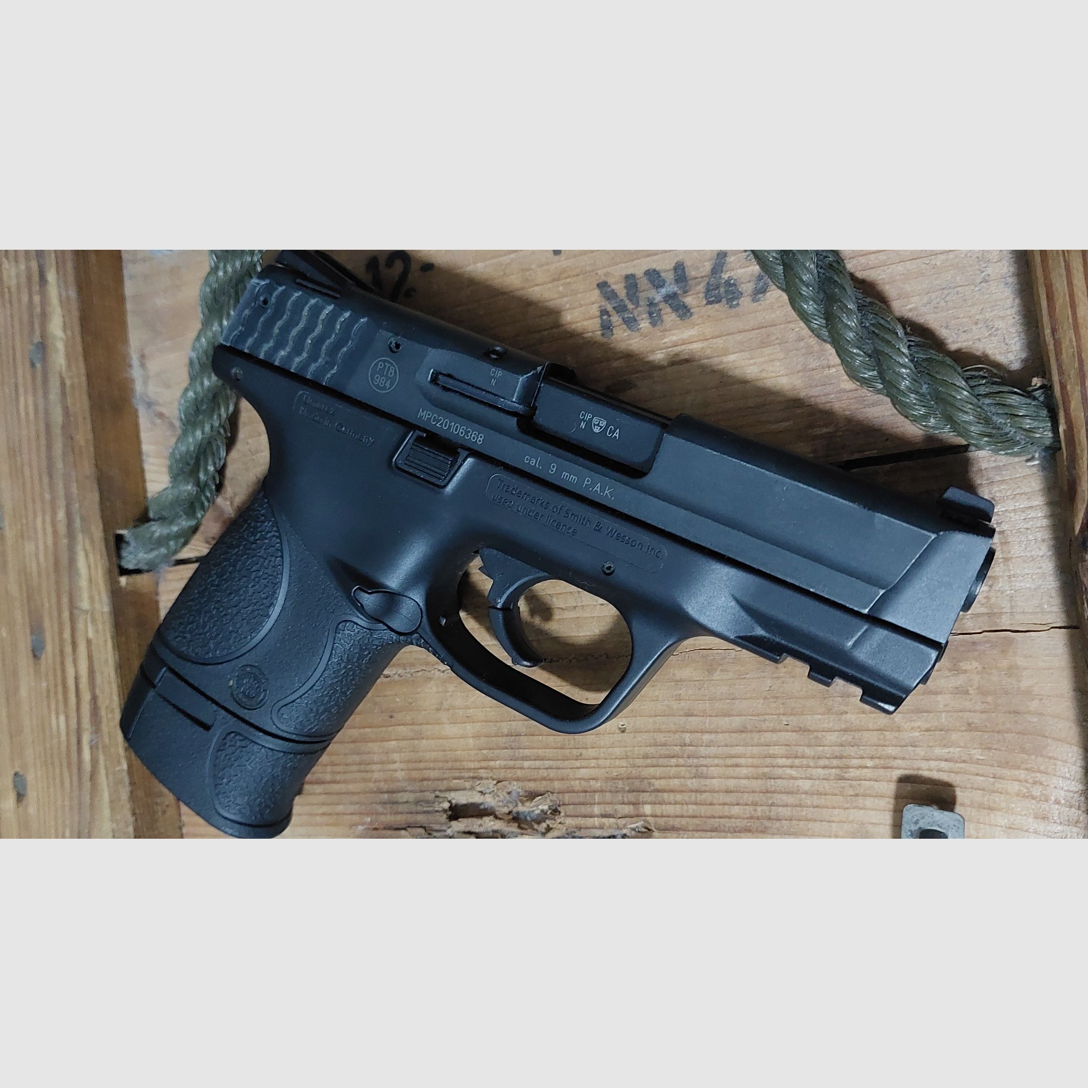 Smith&Wesson M&P9c 9 mm P.A.K (PTB 984)