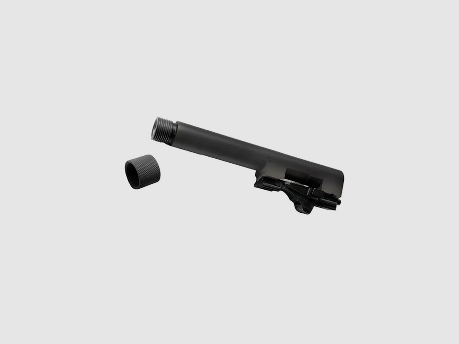 Beretta – canon pour pistolet 92 FS noir, 9mm para, avec filetage 1/2×28