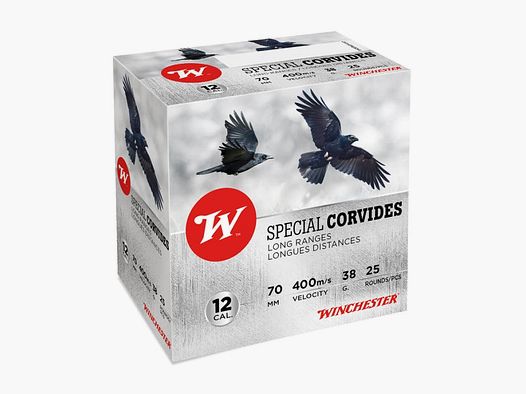 Cartouches Winchester Spécial Corvidé 38 g - Cal. 12/70