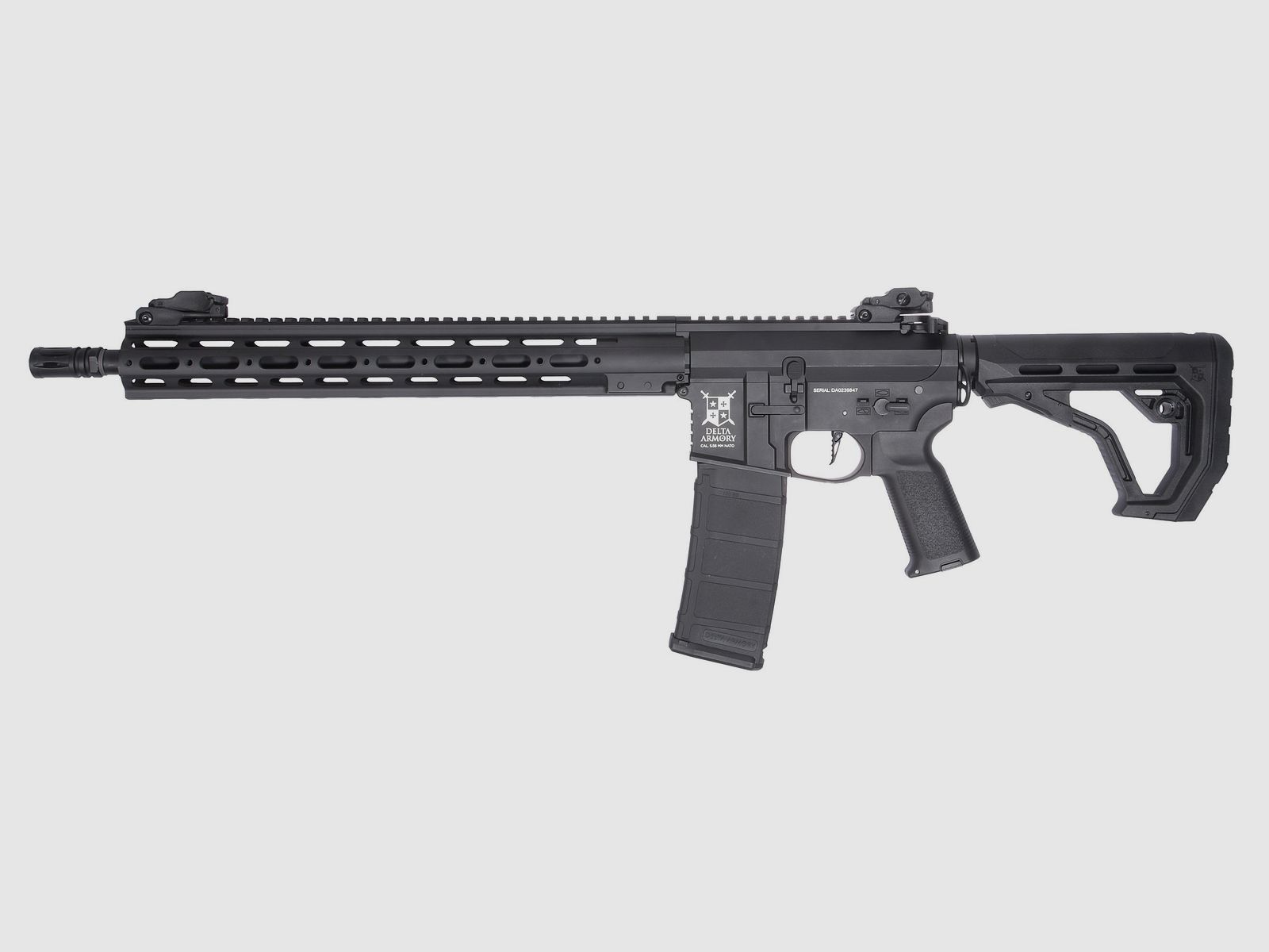 AR15 TEMPEST 2 ALPHA EAGLE ETU Schwarz S-AEG Softair Gewehr Frei ab 18 Jahren | Delta Armory