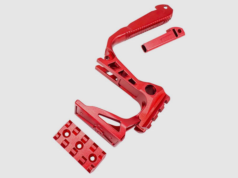 CTM Tac Stock Adapter CTM CNC Reaper Kit for TM Hi-Capa – Red, imagen 4 de 8