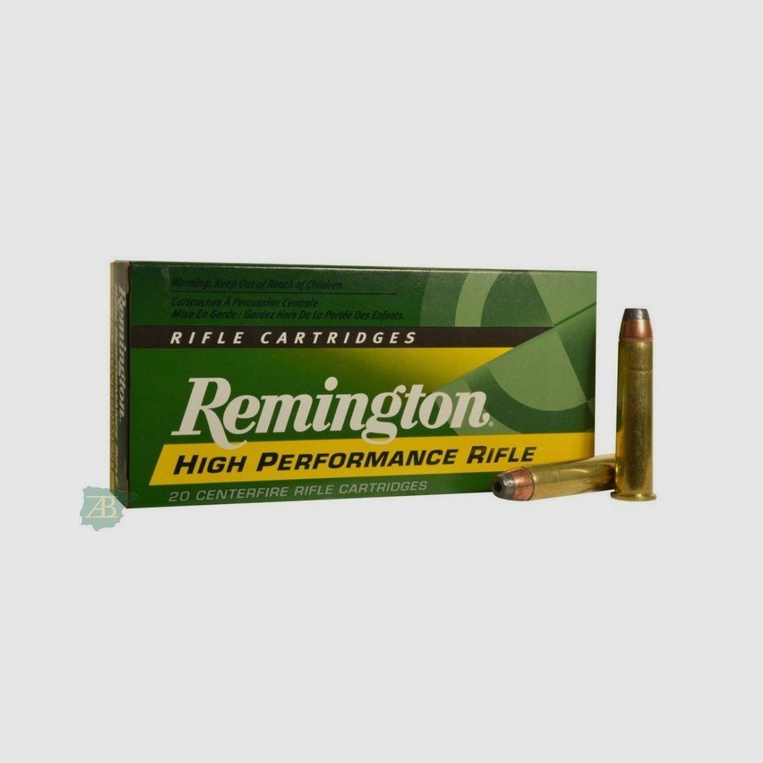 Munitions pour arme longue Remington à pointe creuse semi-blindée